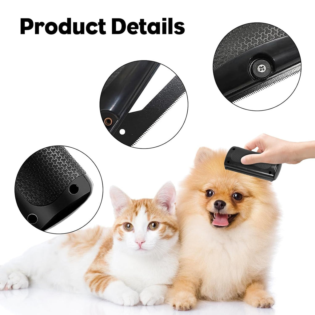 Fellwunder Bürste Hund, Pfotenmond Bürste, Groomify Pet Care Brush, Hundebürste Kurzhaar Deshedding Brush, Hundebürste Für Hunde, Katzenbürste,Haustier-Enthaarungskamm, Pflegekämme Für Katze Und Hund