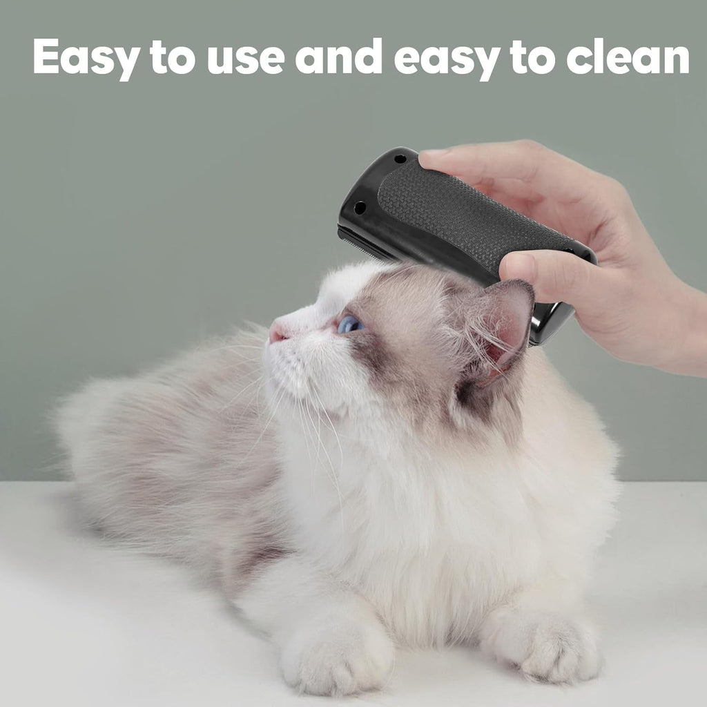 Fellwunder Bürste Hund, Pfotenmond Bürste, Groomify Pet Care Brush, Hundebürste Kurzhaar Deshedding Brush, Hundebürste Für Hunde, Katzenbürste,Haustier-Enthaarungskamm, Pflegekämme Für Katze Und Hund