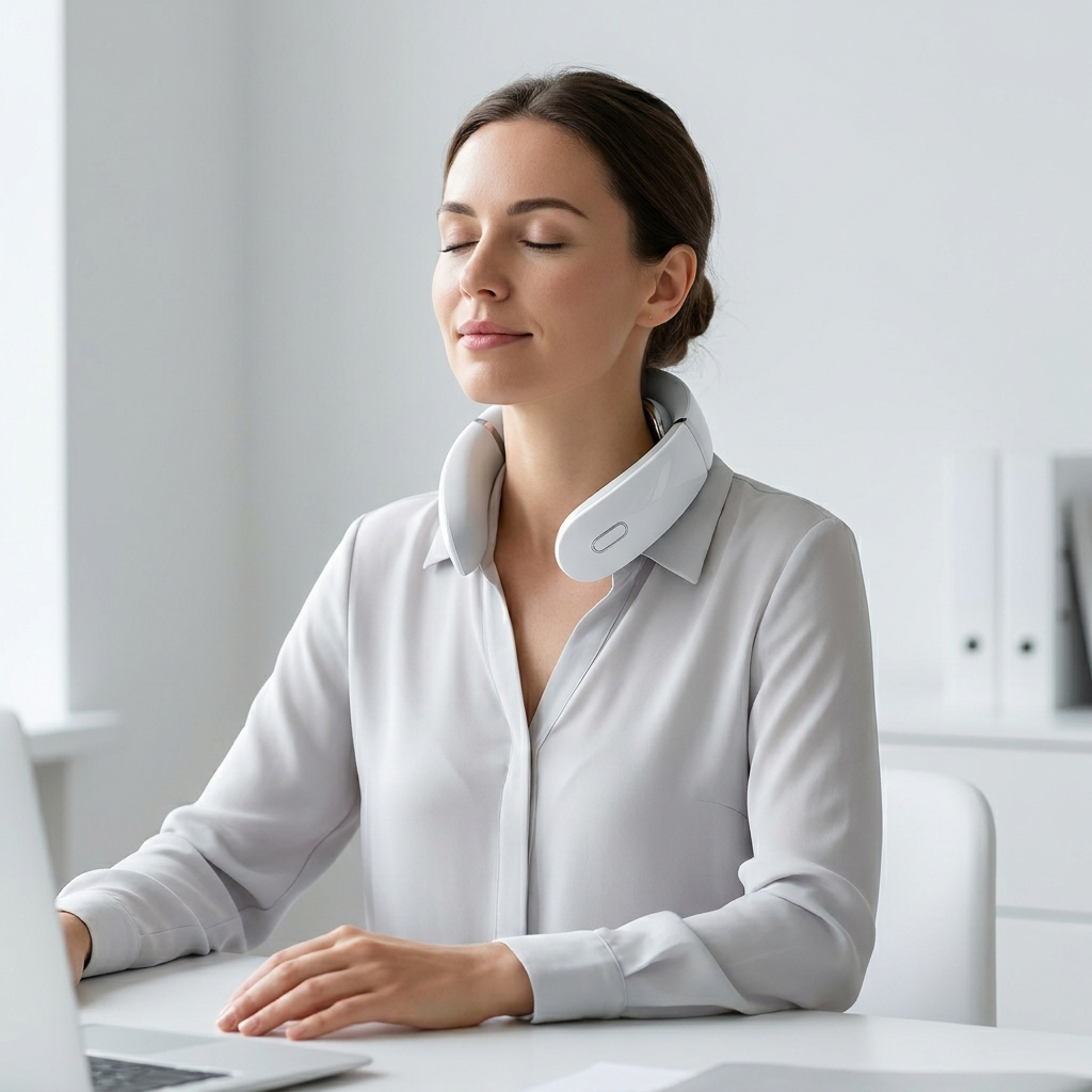NevoreRelief™ Smart Neck & Shoulder Massager — Heat + Deep Vibration